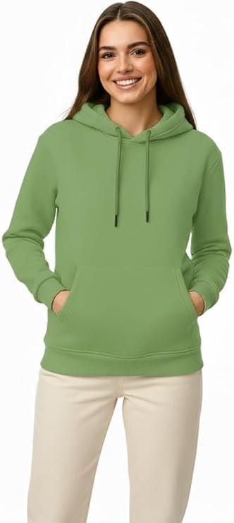 Romba - Men's and Women's Milton Soft Foam Hooded Sweatshirt Hoodie (Capicchu) with Front Pocket 22